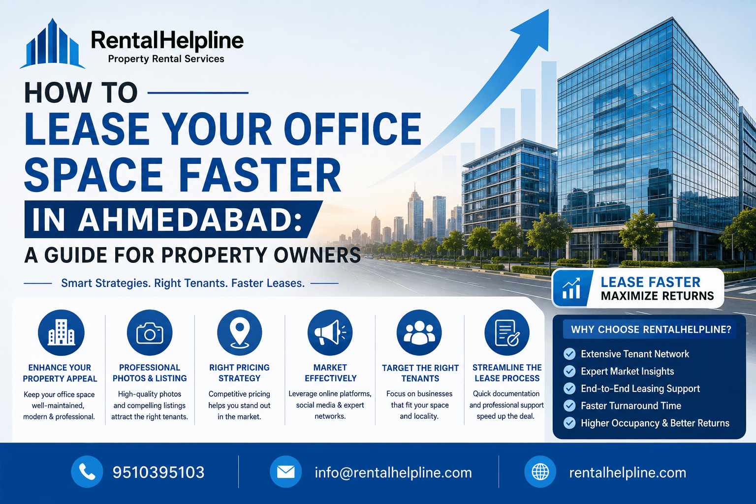 How to Lease Your Office Space Faster in Ahmedabad: A Guide for Property Owners