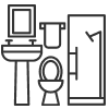 Attached Washroom